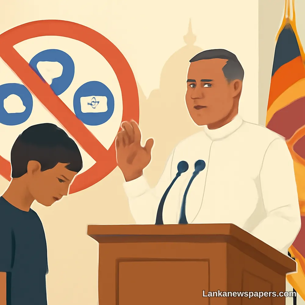 Sri Lanka Weighs Social Media Ban for Children Under 16, Prime Minister Tells Parliament