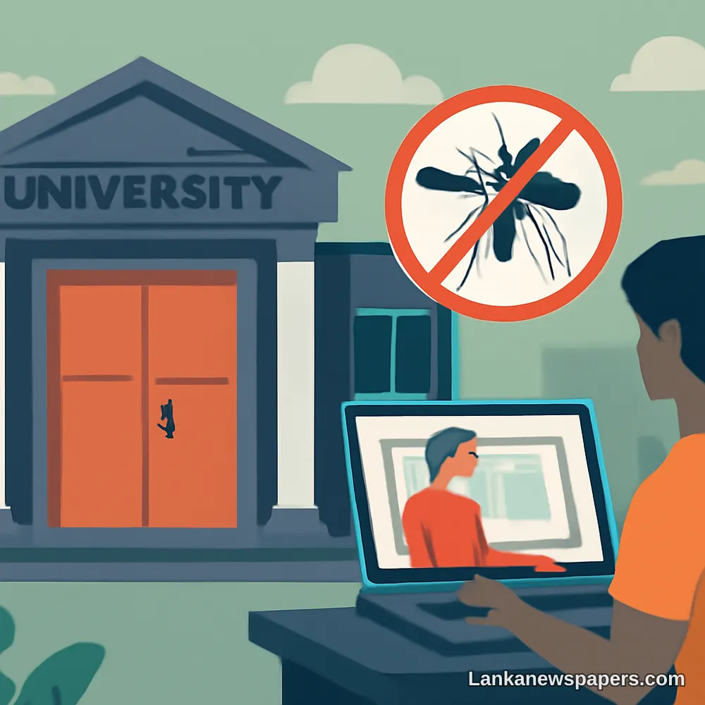 Sri Lankan Universities Shut Doors and Go Online as Dengue Crisis Surpasses 65,000 Cases