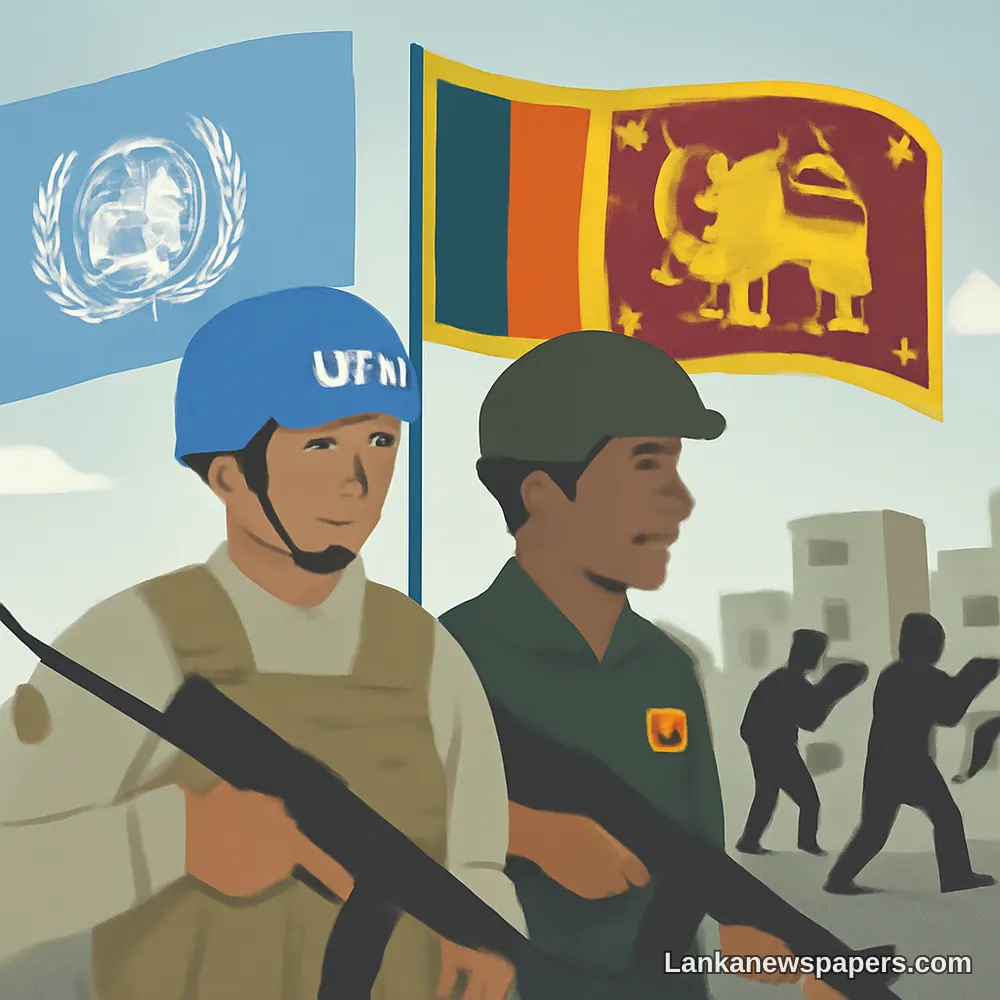 ශ්‍රී ලංකාව හයිටියේ කල්ලි ප්‍රචණ්ඩත්වයට එරෙහිව සටන් වැදෙන එක්සත් ජාතීන්ගේ අනුහසින් පිහිටුවන ලද්ද ජාත්‍යන්තර ආරක්ෂක බලකායට එක්වෙයි