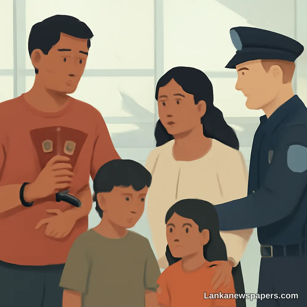 ගුවන්තොටුපළ විදේශ ගමන් බලපත්ර ජාවාරම් හේතුවෙන් ශ්රී ලාංකික පවුලක් තායිලන්තයේදී අත්අඩංගුවට