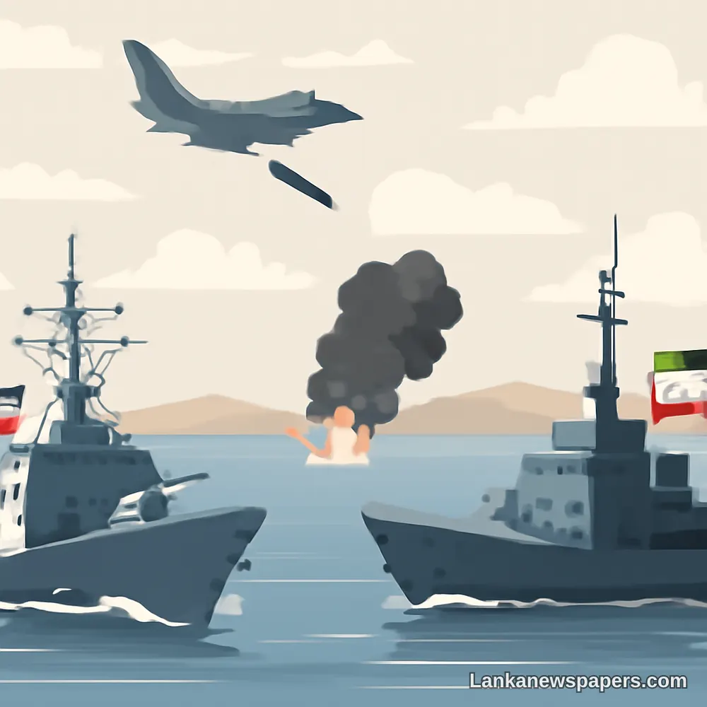 US and Iran Trade Strikes Near Strait of Hormuz as Naval Blockade Looms