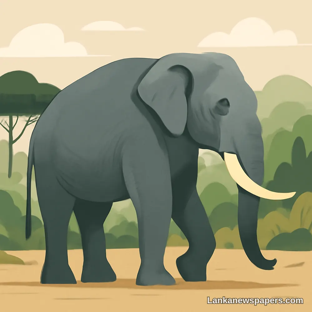 Chandi: The One-Tusked Wild Elephant Who Became a Legend of Sri Lanka's Forests