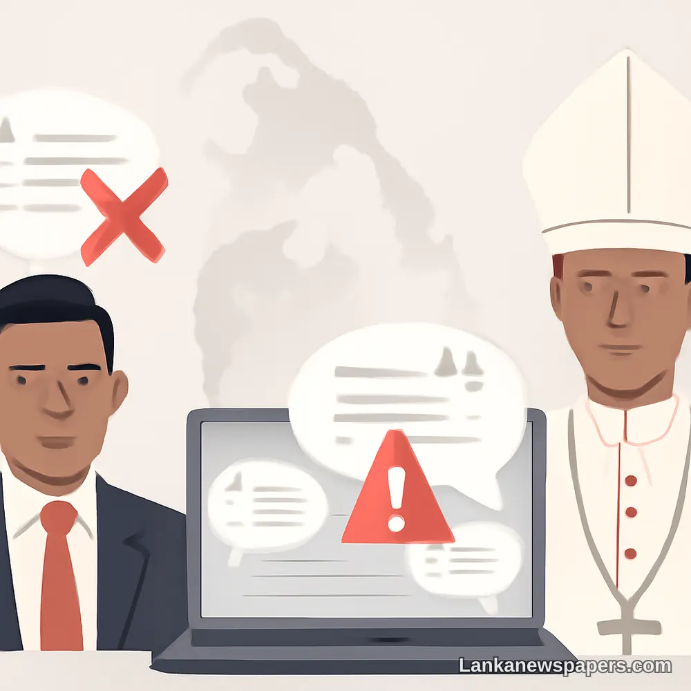 Fake Quotes Falsely Attributed to Sri Lanka's Justice Minister and Catholic Church Spokesman Circulate Online