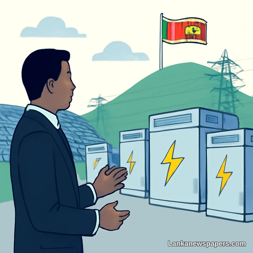 Sri Lanka Invites Global Investors to Bid for Landmark 250 MW Grid-Scale Battery Storage Project