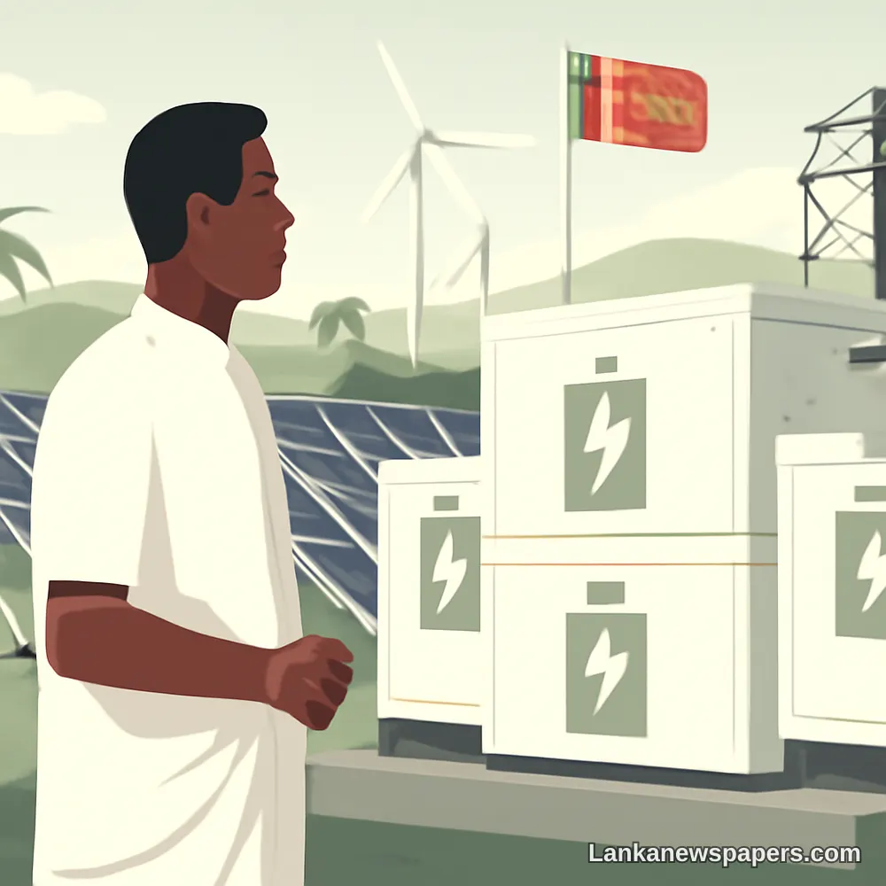 ශ්‍රී ලංකාව පිරිසිදු බලශක්ති ප්‍රවර්ධනය සඳහා මෙගාවොට් 250ක බැටරි බලශක්ති ගබඩා පද්ධති සඳහා විශාල ටෙන්ඩරයක් දියත් කරයි
