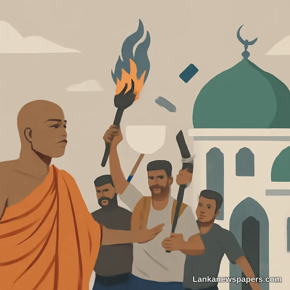 Buddhist Mob Attack on Sri Lanka Mosque Halted Before Destruction Could Be Completed