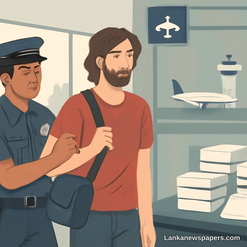 Foreign National Nabbed at Bandaranaike Airport with Cocaine Worth Rs. 10 Million