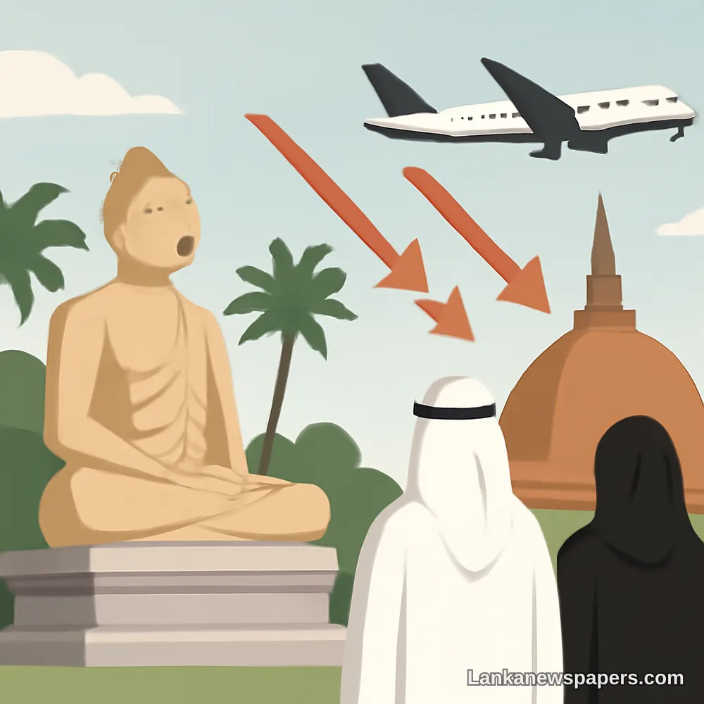 Sri Lanka Tourism Faces Double Blow as Gulf Visitor Numbers Decline