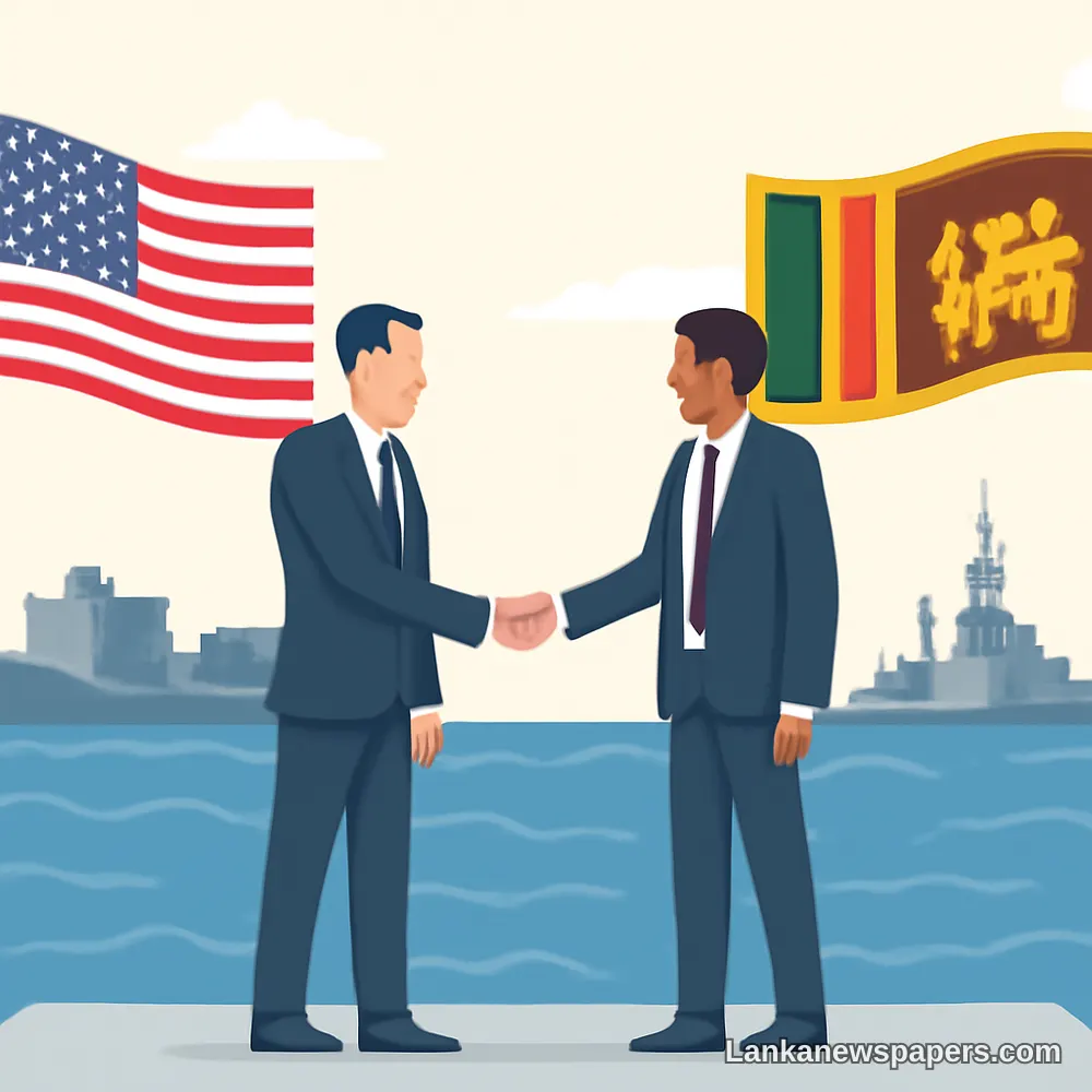 Washington and Colombo Explore Deeper Economic and Naval Cooperation
