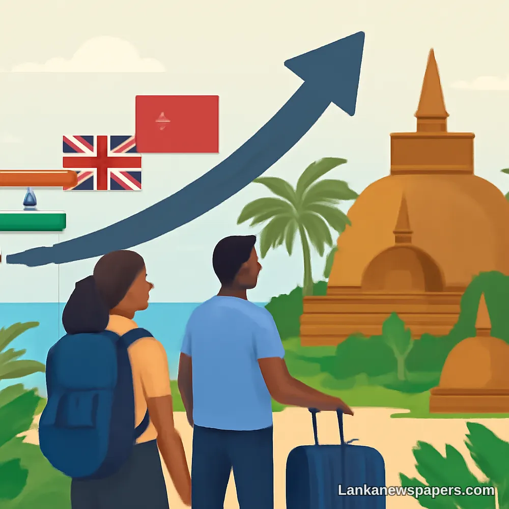 Sri Lanka Tourism Surges in July as India, UK, China, Australia and Netherlands Lead Arrival Numbers
