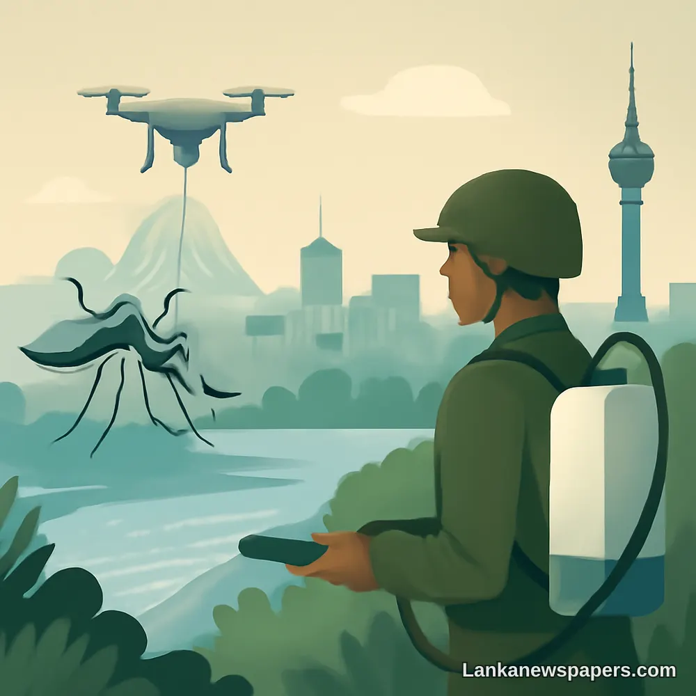 Sri Lanka Battles Worst Dengue Outbreak in Ten Years, Deploys Drones and Military Support