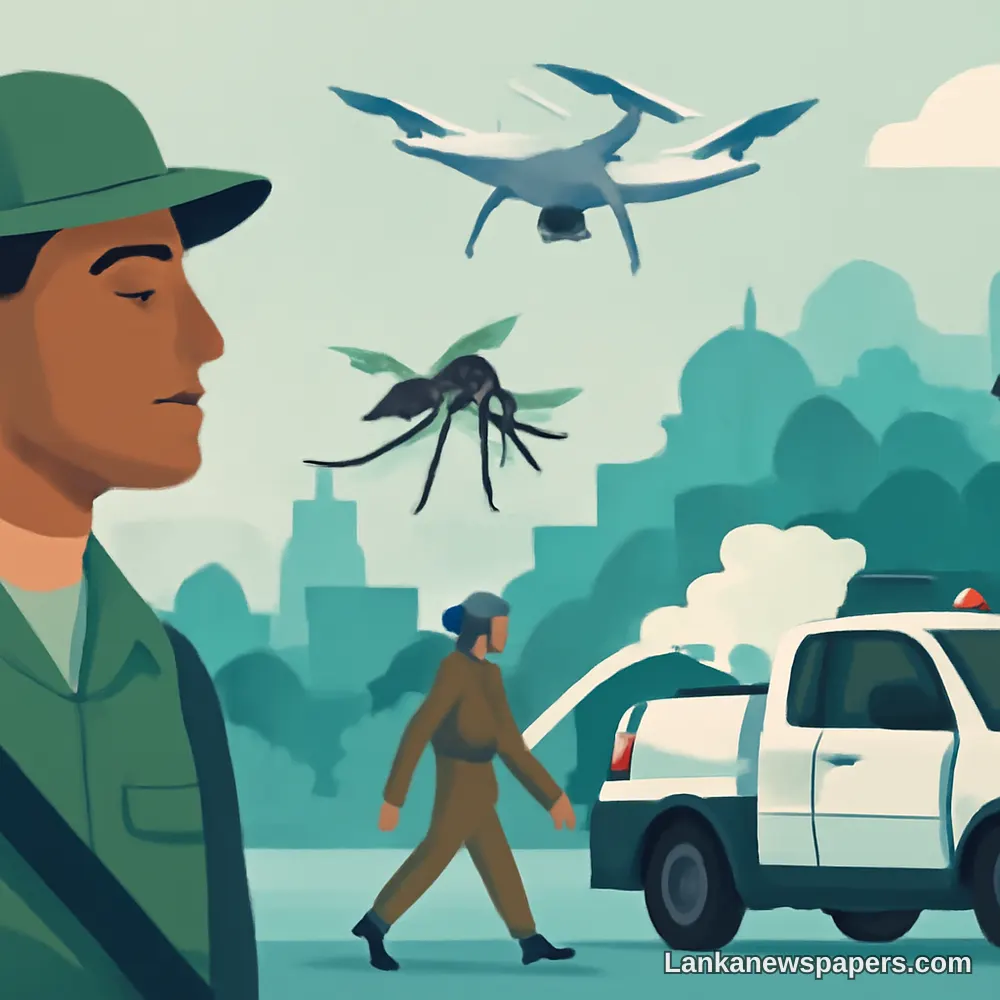 Sri Lanka Deploys Military Drones and Police Patrols in Battle Against Worst Dengue Outbreak in Ten Years