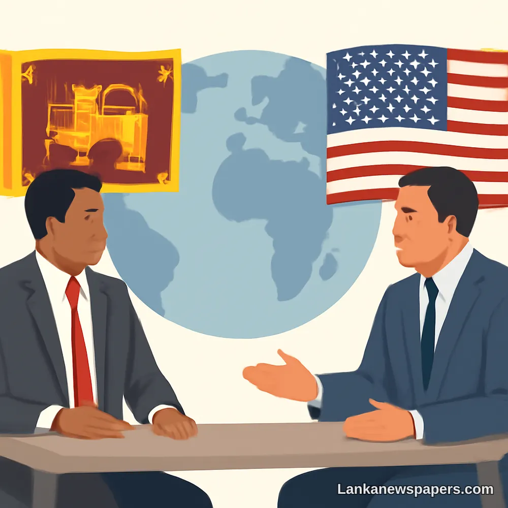 Sri Lanka's Foreign Minister Holds High-Level Talks with US Secretary of State Marco Rubio