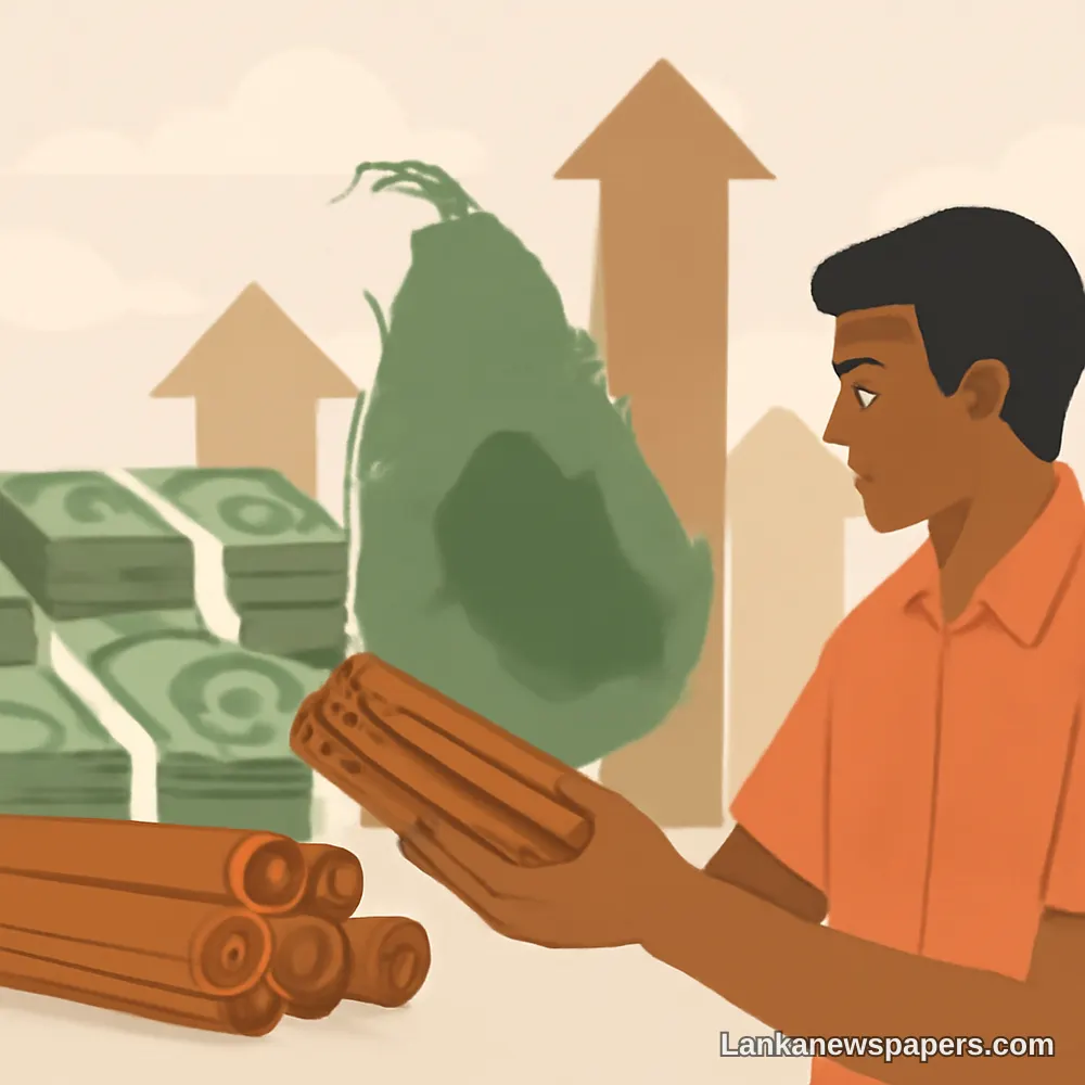 Sri Lanka Sets Sights on US$300 Million Cinnamon Export Target as Alba Grade Prices Soar to Record Rs. 7,500