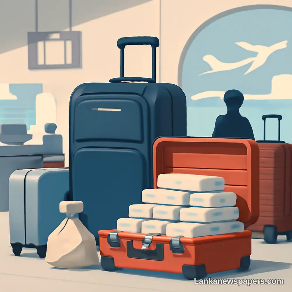 Unclaimed Luggage at Bandaranaike Airport Conceals Rs. 110 Million Worth of Cocaine