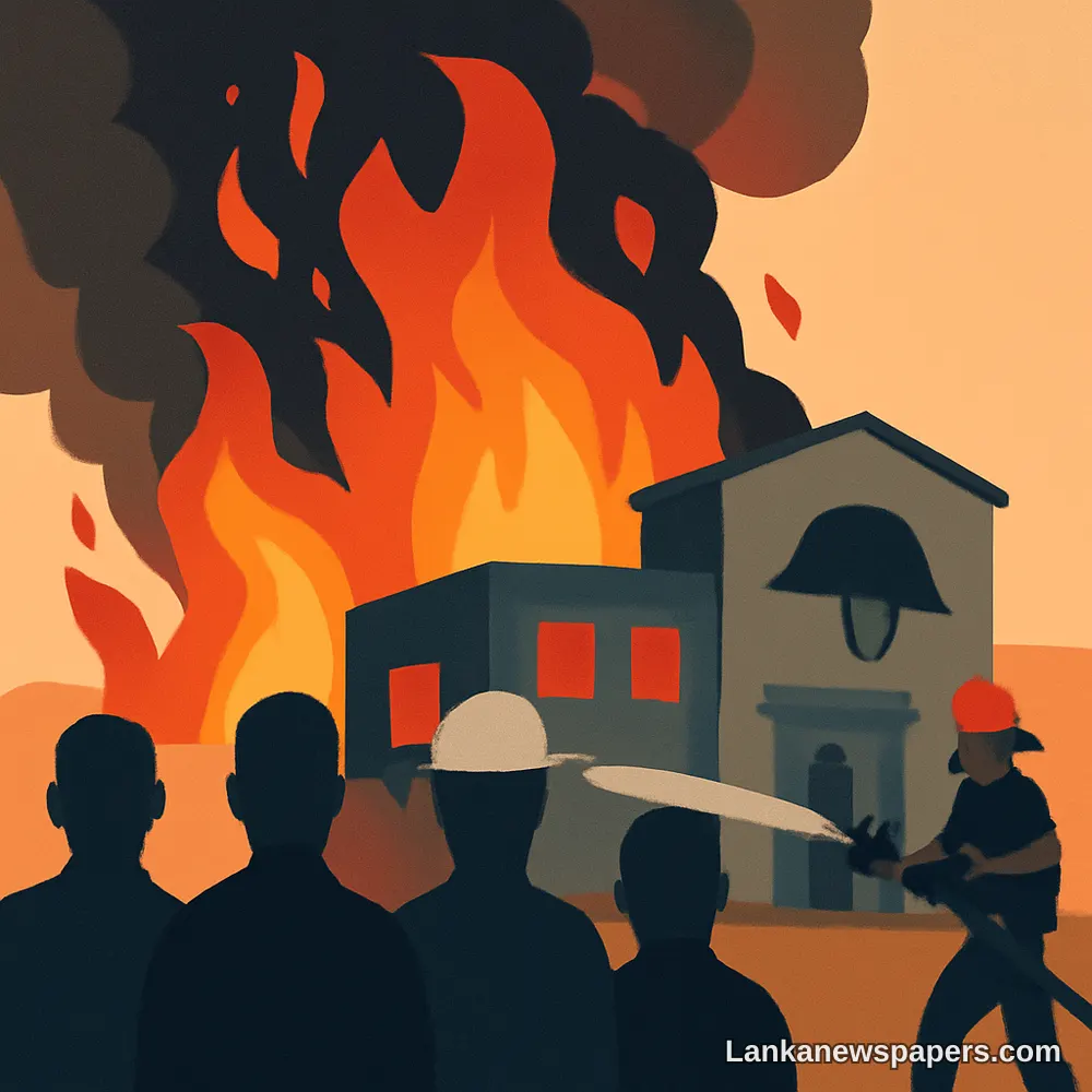Five Workers Perish in Devastating Helmet Factory Fire in Sri Lanka