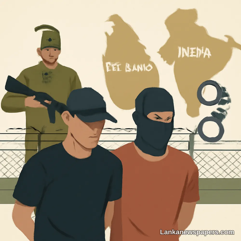 Two Suspects Linked to Wattala Shooting Nabbed Across the Border in India