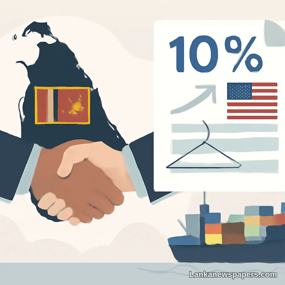 Sri Lanka Locks In 10% US Tariff Rate as Apparel Industry Hails Government's Swift Diplomacy