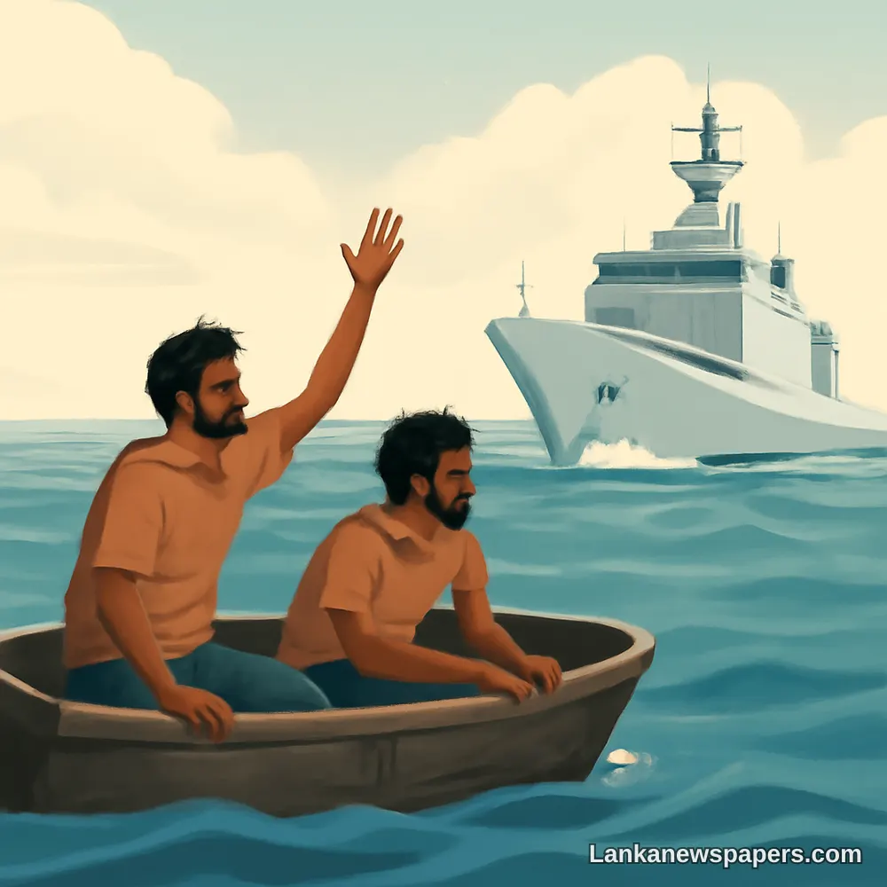 Two Sri Lankan Fishermen Rescued After Drifting in Bay of Bengal for 36 Days