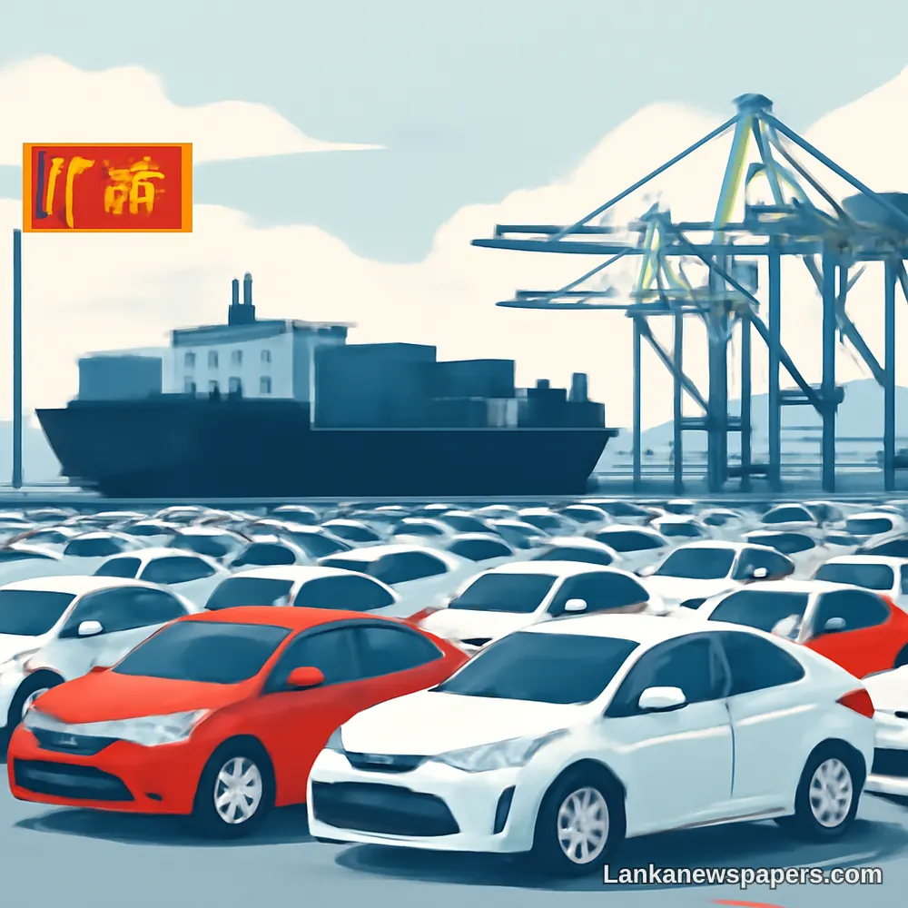 More Than 1,000 Imported Vehicles Sit Unclaimed at Hambantota Port