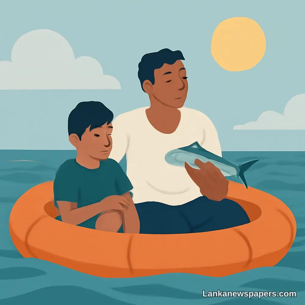 Miracle at Sea: Sri Lankan Father and Son Rescued After 29 Days Adrift, Surviving on Raw Fish
