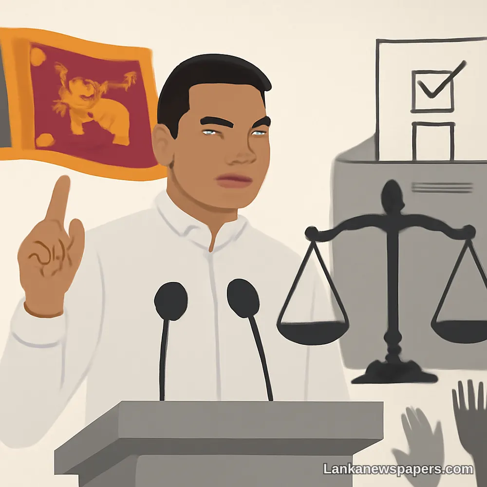 ශ්‍රේෂ්ඨාධිකරණ විනිසුරුවන්ගේ ධූර කාලය තීරණය කිරීමට ජනමත විචාරණයක් පැවැත්විය යුතු බව නාමල් ප්‍රකාශ කරයි