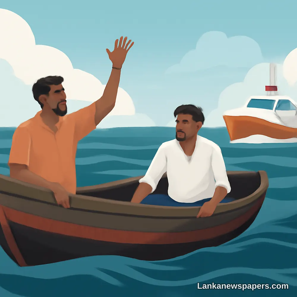 බෙංගාල බොක්කේ දින 36ක් මුහුදේ ගසාගෙන ගිය ශ්‍රී ලාංකික ධීවරයින් දෙදෙනෙකු බේරාගැනේ
