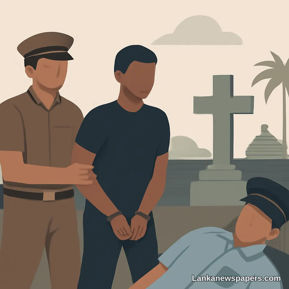 Suspect Arrested Over Rs. 200,000 Contract Killing of Security Guard at Dehiwala Cemetery