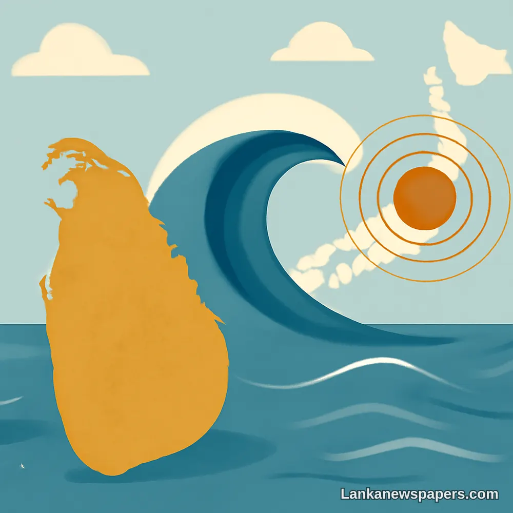 ජපානයේ 7.1 තීව්‍රතාවයේ බිය උපදවන භූකම්පනයෙන් පසු ශ්‍රී ලංකාව සුනාමි අවදානමෙන් තොරයි