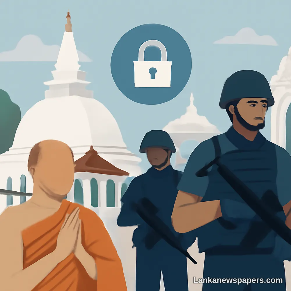 Sacred Rituals Resume at Sri Lankan Temple Under Heavy Security Following Underworld Threats