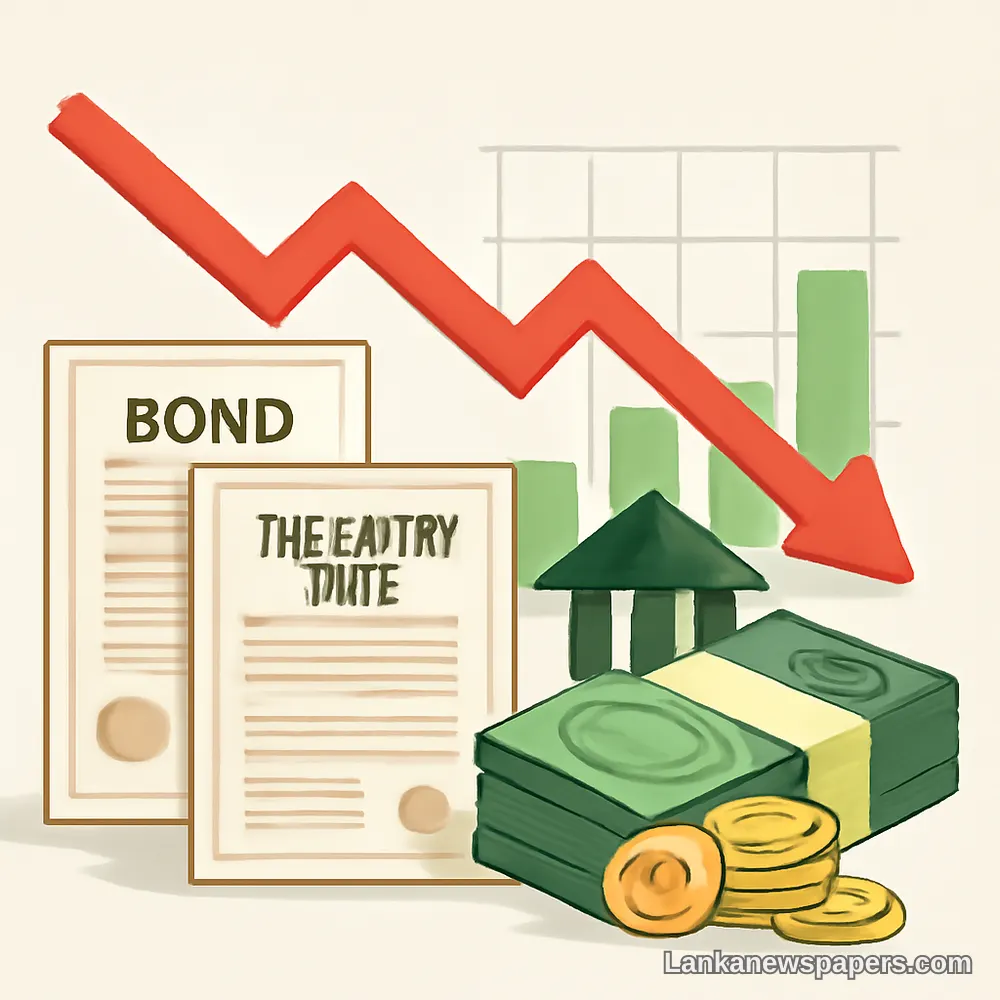 Sri Lanka Treasury Bill Yields Edge Lower as Central Bank Offloads Rs. 140 Billion