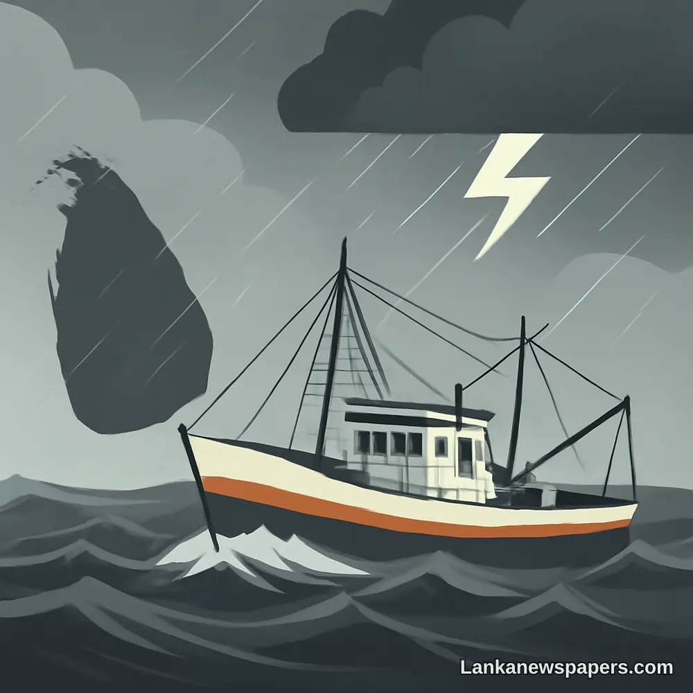 Sri Lanka Halts Fishing Operations Across Multiple Sea Zones as Rough Weather Threatens Safety