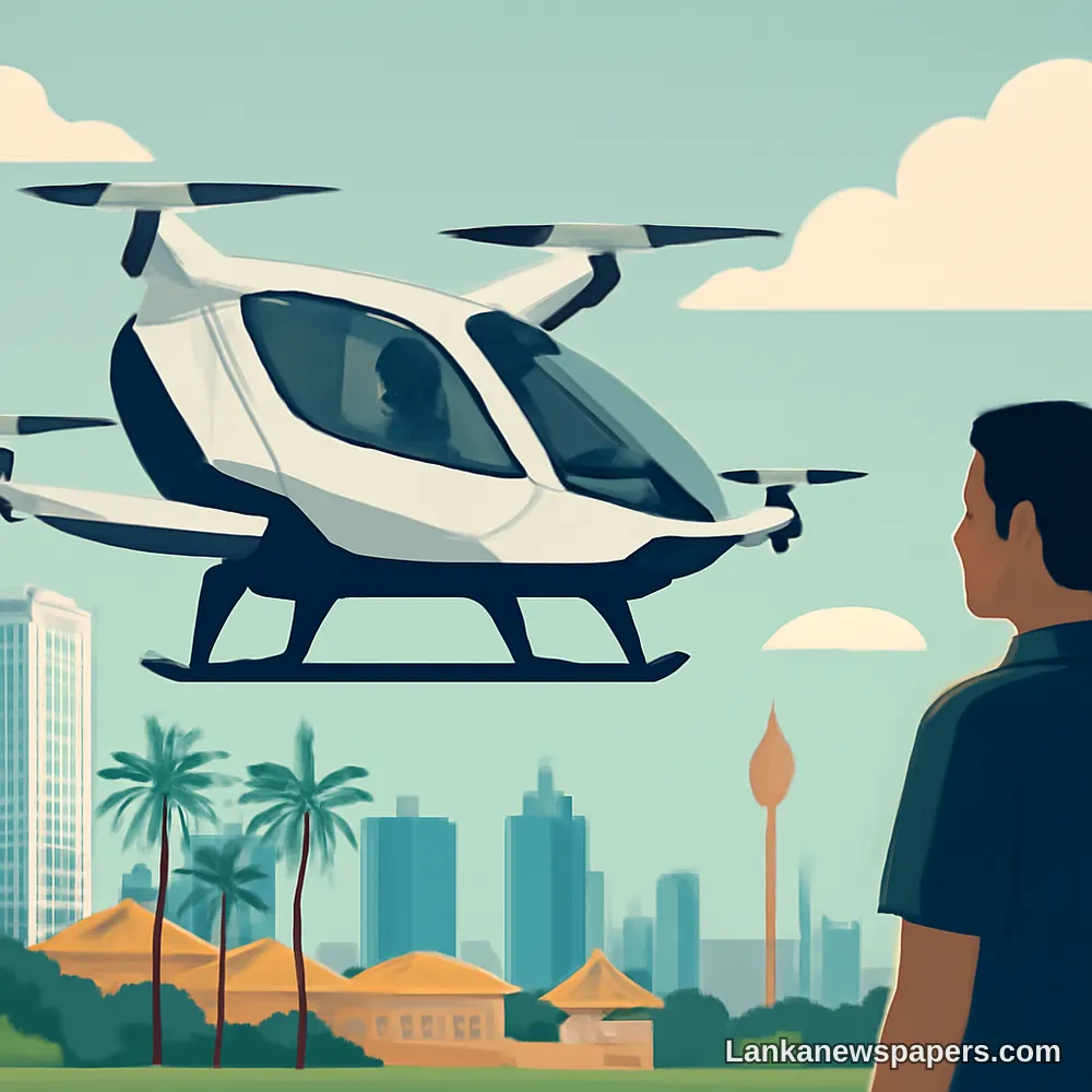 Sri Lanka Gears Up for Passenger-Carrying Drones as Civil Aviation Authority Plans Transport Revolution