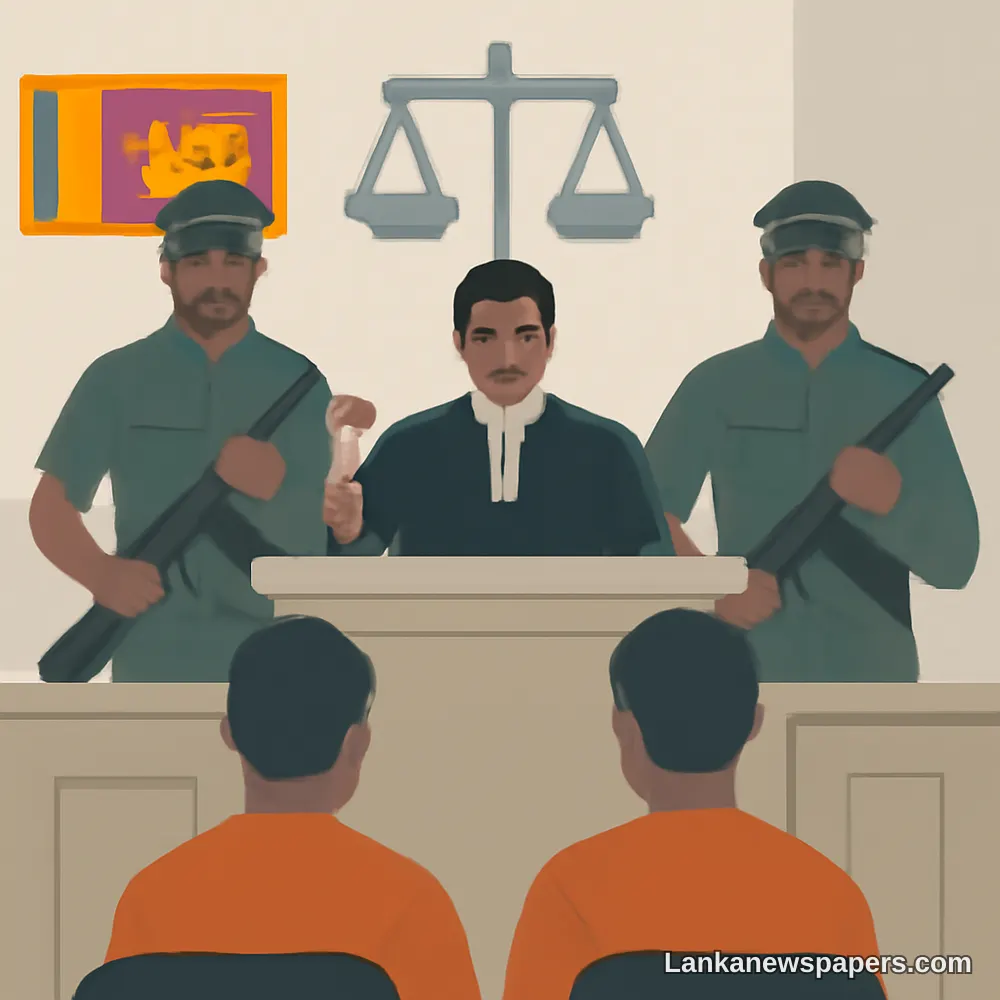 ශ්‍රී ලංකා අධිකරණය හිටපු ආරක්ෂක නිලධාරීන් දෙදෙනෙකුට මරණ දඬුවම නියම කරයි