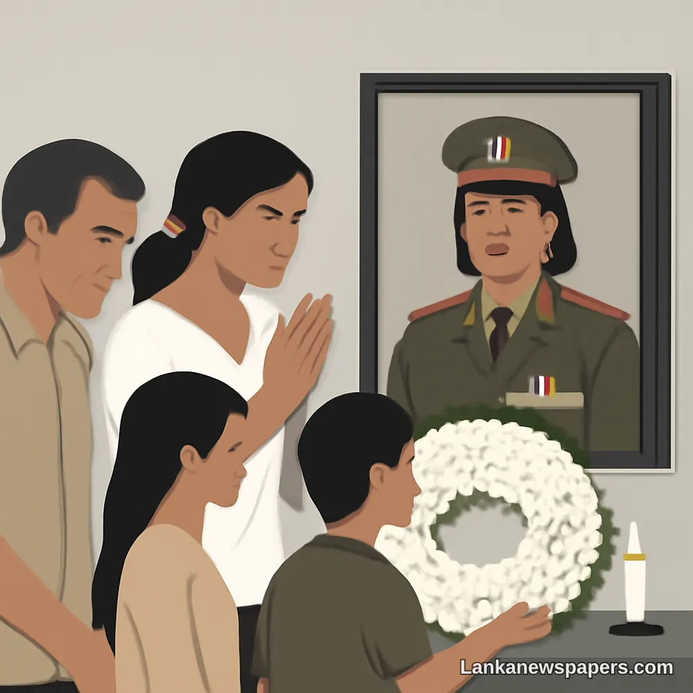 Family Tribute Marks One Year Since Death of Pioneering Army Women's Corps Officer Major Ramani Bandara
