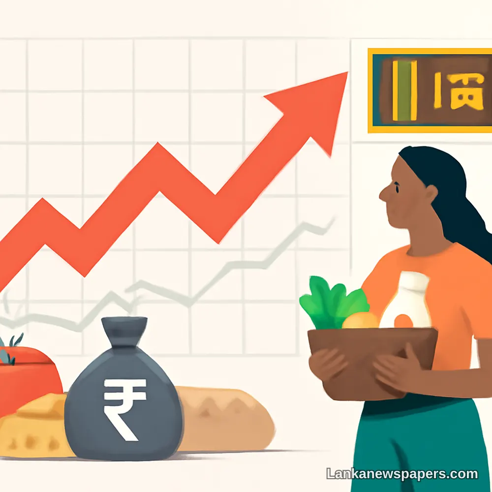 Sri Lanka's Inflation Climbs to 7.3% in July, Driven by Rising Food Prices