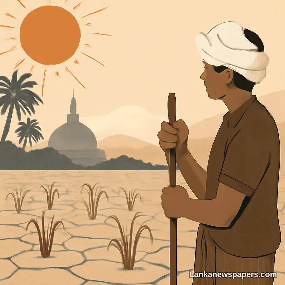 එල් නිනෝ දෂ්ට කරයි: වියළි කලාපයේ වී කුඹුරු මැලවෙද්දී ගොවීහු සහන හා අරමුදල් ඉල්ලති