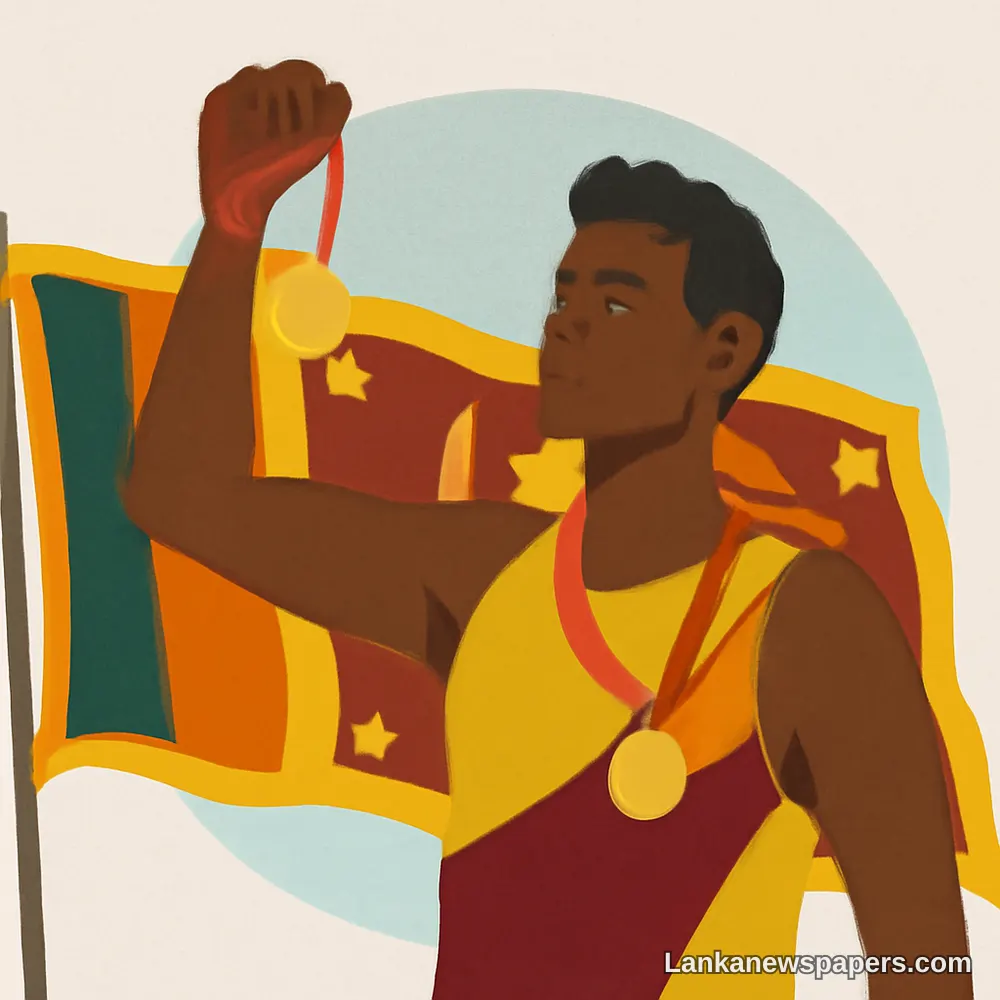 ශ්‍රී ලංකාවේ රුමේෂ් රටට ඓතිහාසික ජයක් ගෙනෙමින් රන් පදක්කම දිනා ගනී