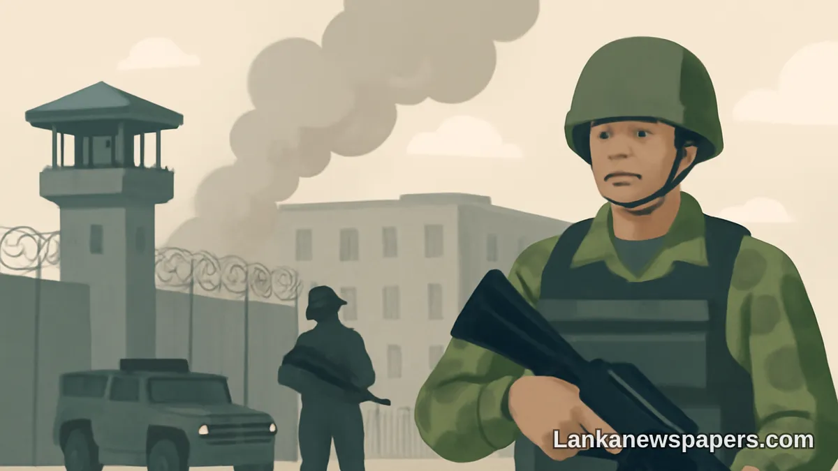 Sri Lanka Deploys Military Forces Following Deadly Prison Riot