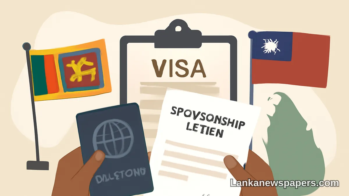 Sri Lanka Makes Sponsorship Letter Compulsory for Taiwanese Passport Holders Applying for Visas
