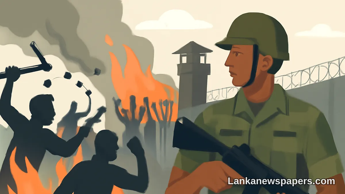 Army Deployed as Riot Erupts Inside Overcrowded Sri Lankan Prison