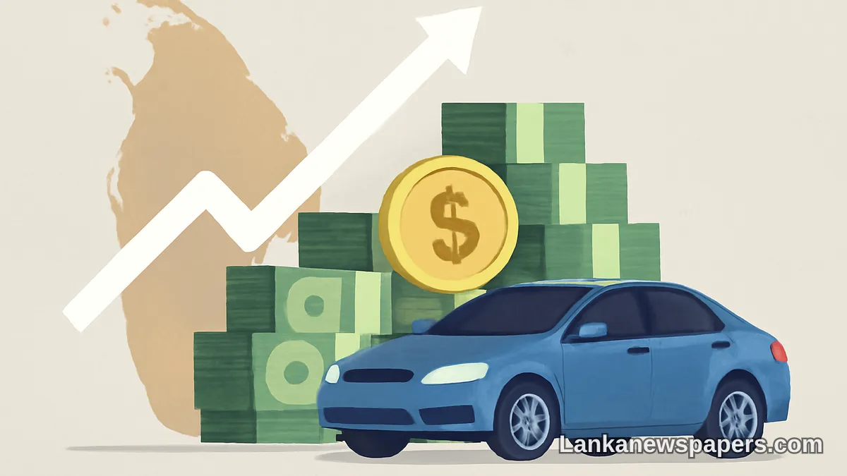 Sri Lanka's Vehicle Import Bill Hits US$182 Million in June