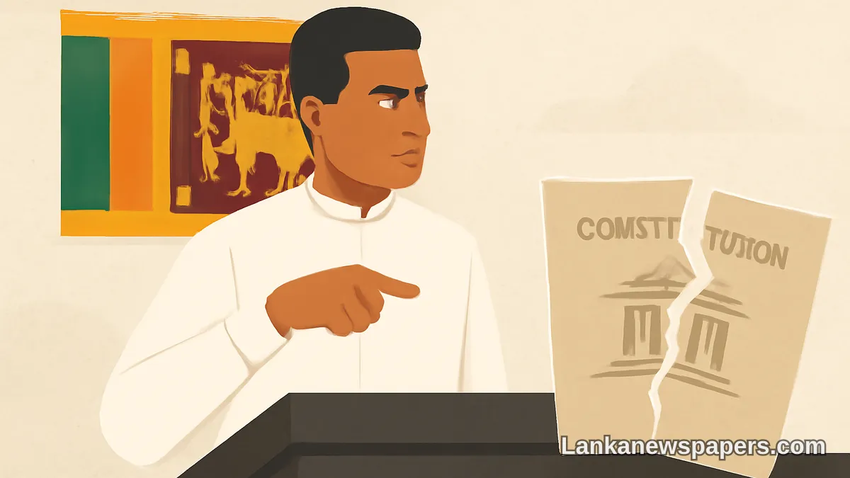 විධායක ජනාධිපති ධුරය අහෝසි කිරීමේ පොරොන්දුව සම්බන්ධයෙන් ජනාධිපති දිසානායක නැවතත් අධිෂ්ඨාන ප්‍රකාශ කරයි
