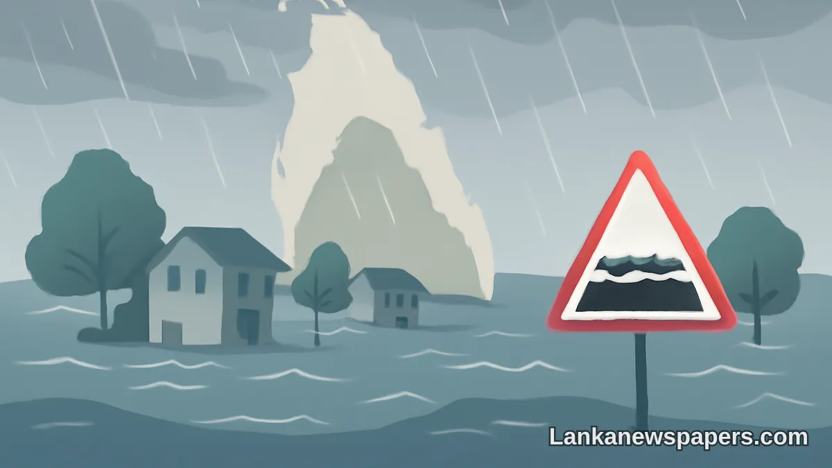Sri Lanka Issues Urgent Flood Warning as Heavy Rains Batter the Island
