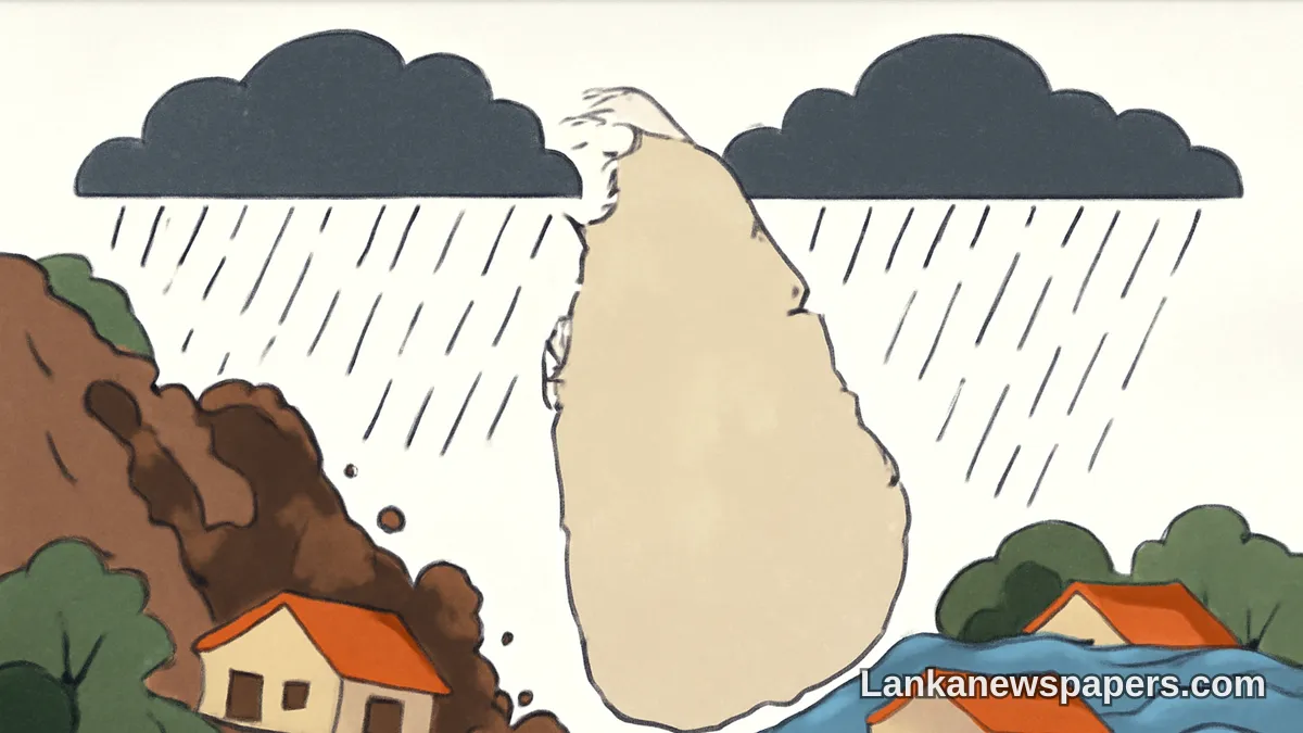 Six Dead as Torrential Rains Unleash Landslides and Floods Across Sri Lanka