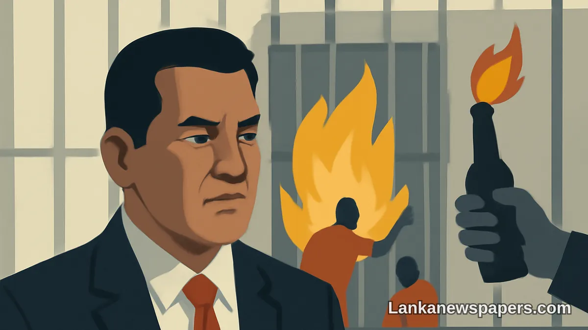 යුක්ති අමාත්‍යවරයා අනතුරු අඟවයි — ශ්‍රී ලංකා බන්ධනාගාර ප්‍රචණ්ඩත්වය සංවිධානාත්මක කඩාකප්පල්කාරී ක්‍රියාවක ලක්ෂණ පෙන්නුම් කරයි