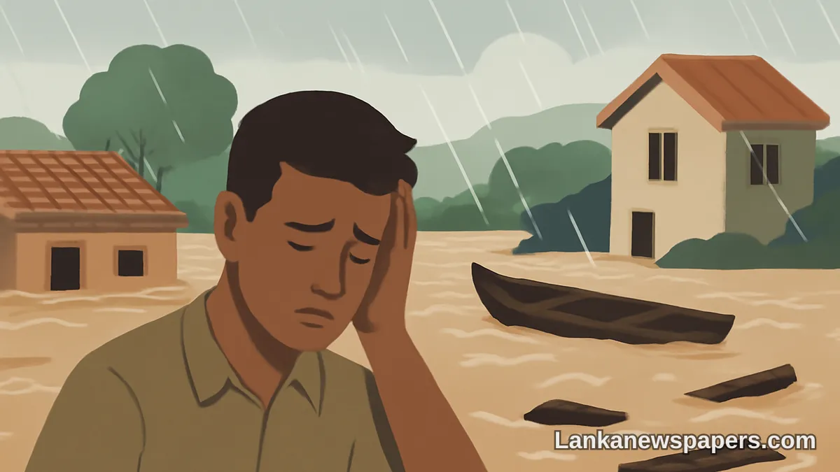 ශ්‍රී ලංකාවට මාරාන්තික ගංවතුර තත්ත්වයන් ආවරණය වන අතර පස් දෙනෙකු ජීවිතක්ෂයට
