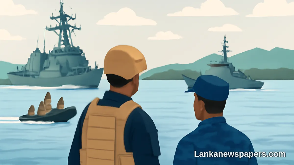 එක්සත් ජනපද නාවික හමුදාව ත්‍රිකුණාමලයේදී ශ්‍රී ලංකා නාවික හමුදාව සමඟ සම්මිශ්‍ර හමුදා අභ්‍යාස පවත්වයි