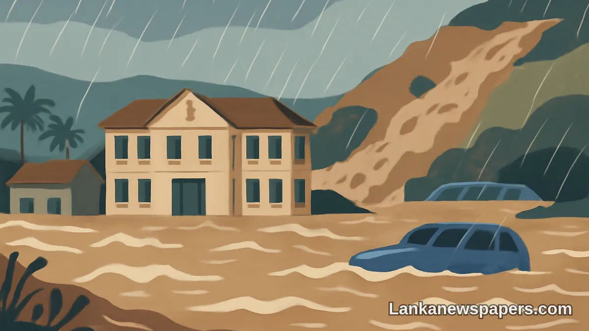 Seven Dead as Floods and Landslides Batter Sri Lanka; Schools Closed Across Affected Regions