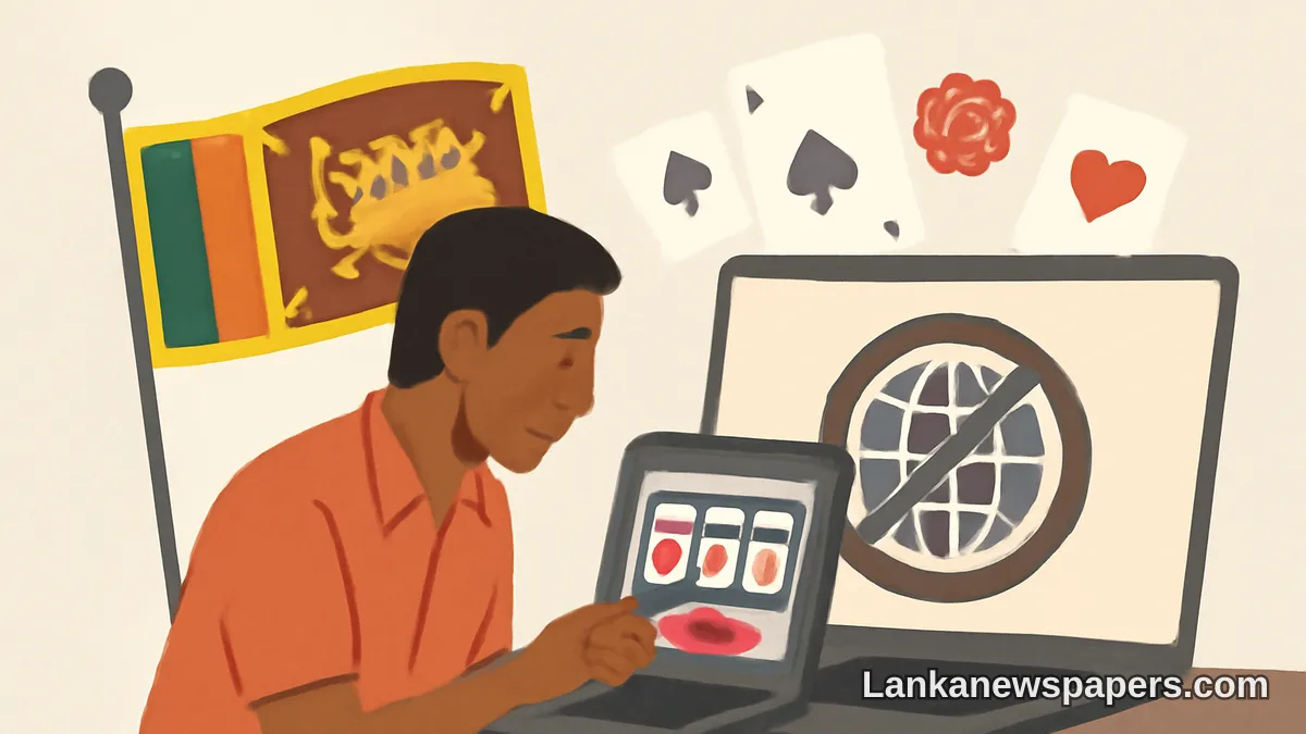 වෙබ් අඩවි තහනම් කිරීම් ශ්‍රී ලංකාවේ මාර්ගගත සූදු රැල්ල නවත්වන්නේ නැත — මේ නිසා